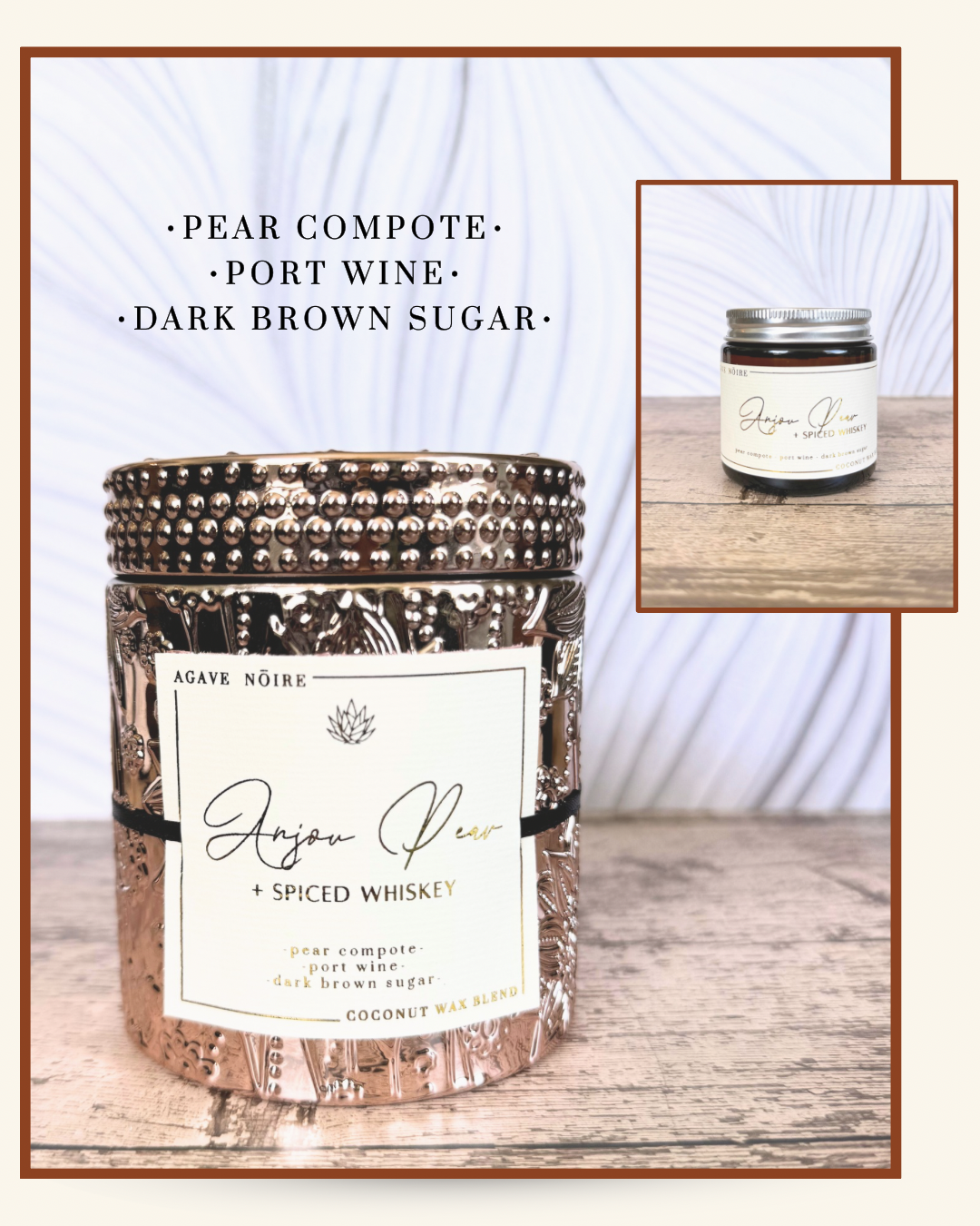 Anjou Pear + Spiced Whiskey (limited edition!)